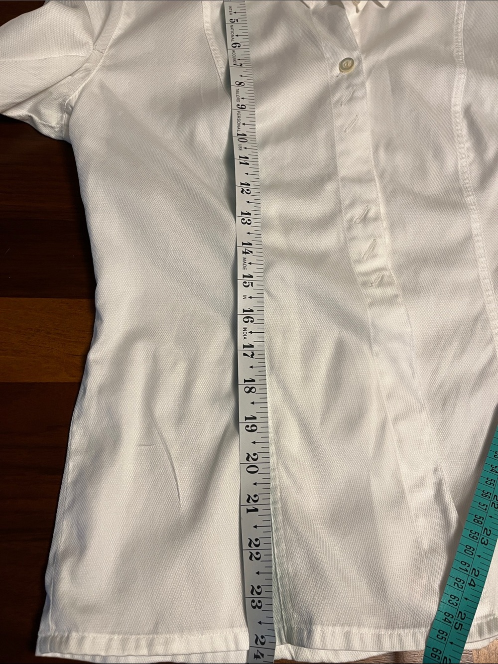 Escada White Long-Sleeve Dress Shirt, set of 2 whites, size 6 USA , cotton - Picture 15 of 17